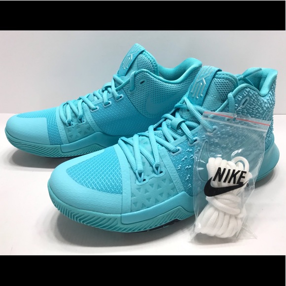 Nike Other - NEW Nike Kyrie Irving3 Aqua Means Basketball Shoes